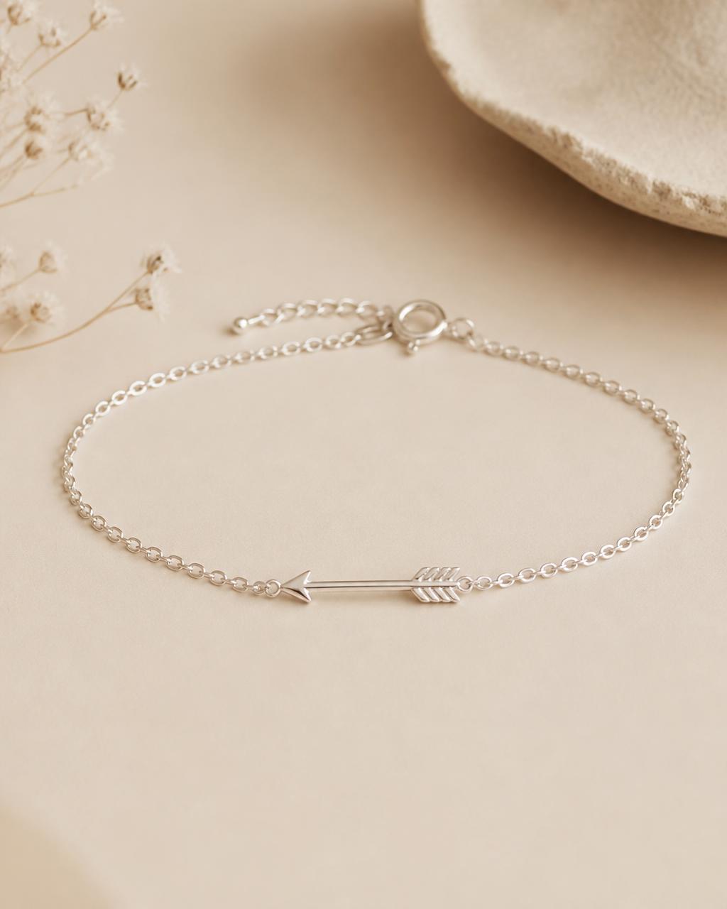 Arrow Bracelet — 925 Silber rhodiniert